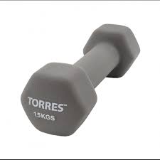 Гантель "TORRES" 1,5 кг металл, PL550115 